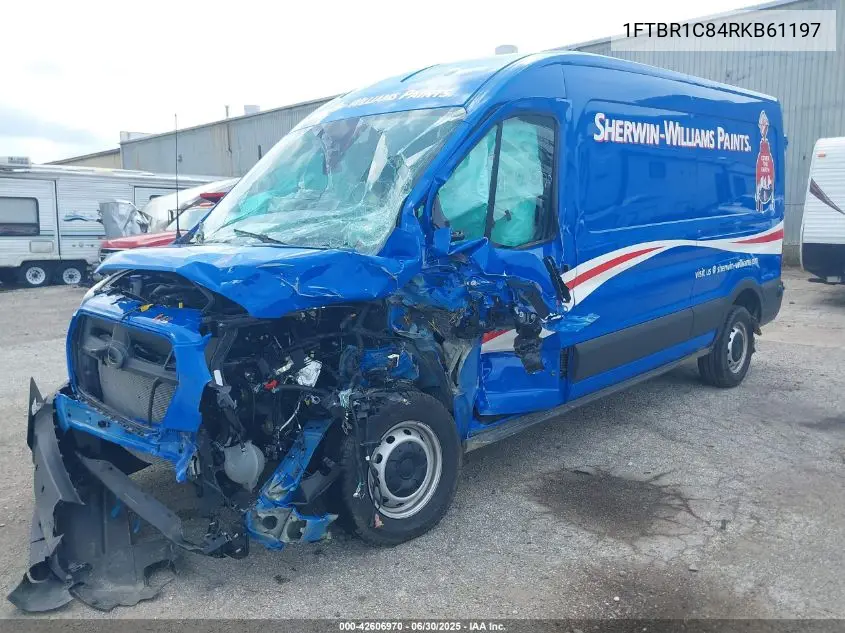 2024 Ford Transit-250 VIN: 1FTBR1C84RKB61197 Lot: 42606970