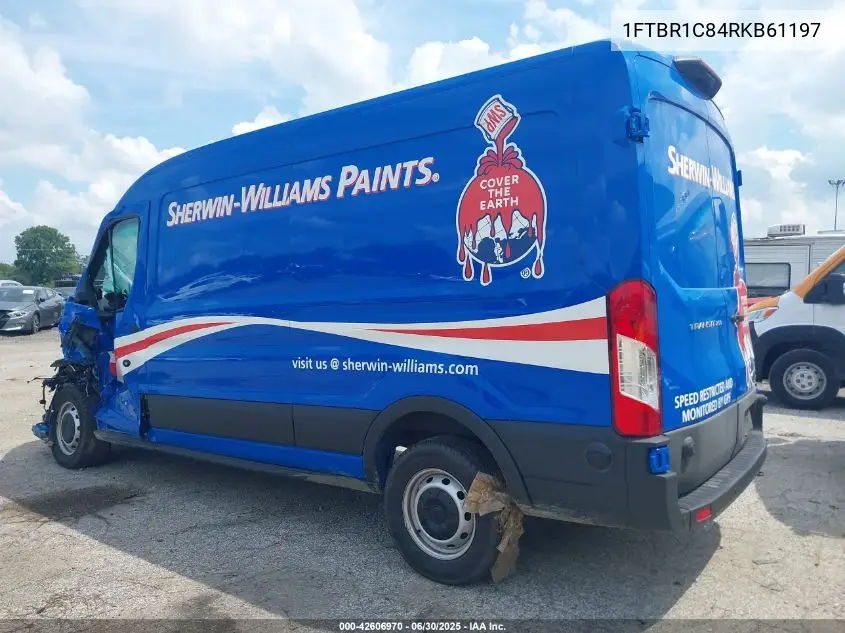 2024 Ford Transit-250 VIN: 1FTBR1C84RKB61197 Lot: 42606970