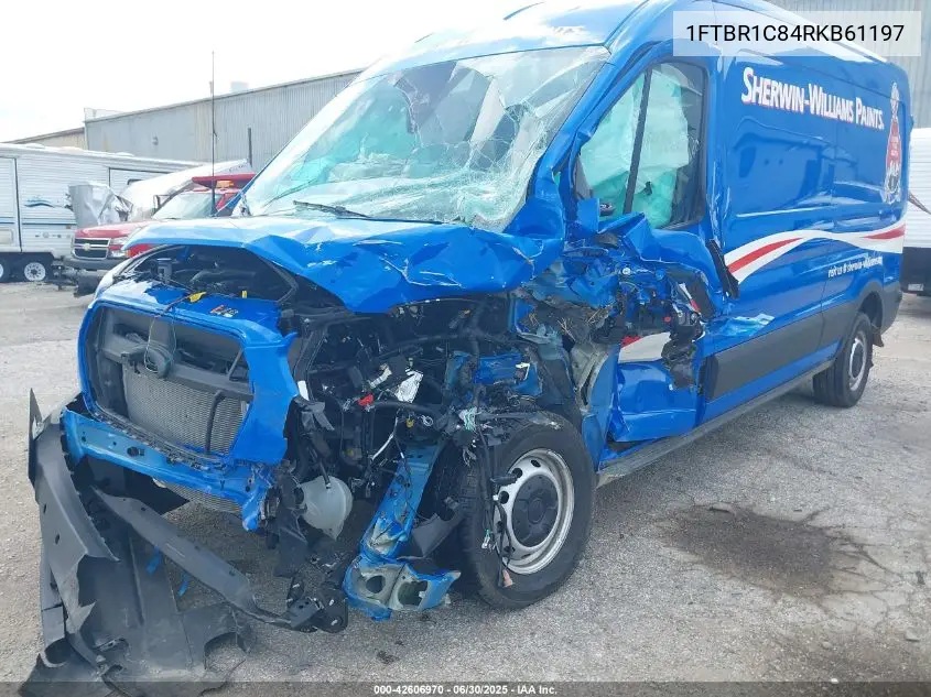 2024 Ford Transit-250 VIN: 1FTBR1C84RKB61197 Lot: 42606970