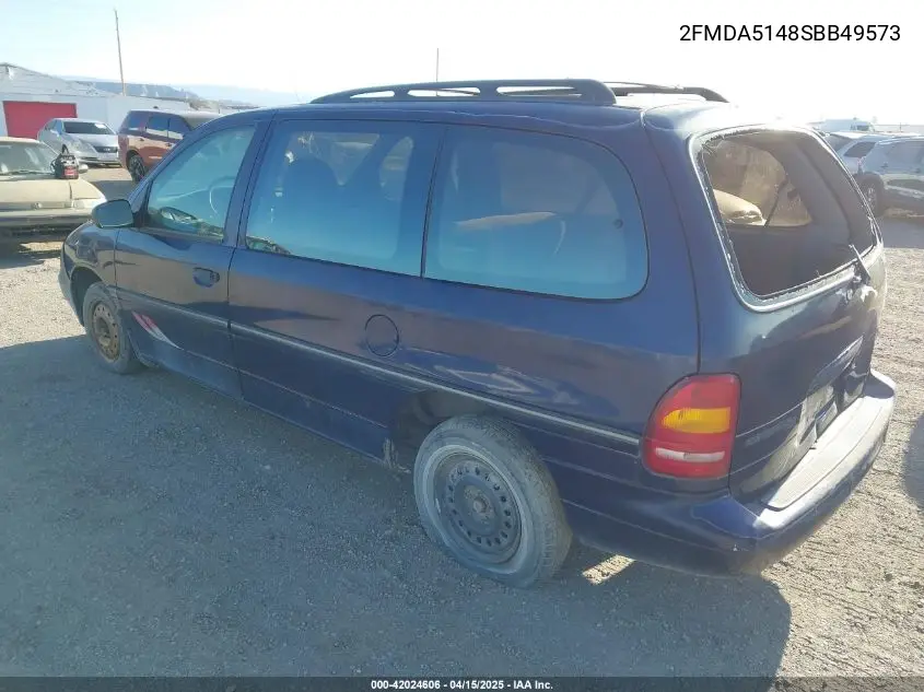 1995 Ford Windstar Wagon VIN: 2FMDA5148SBB49573 Lot: 42024606