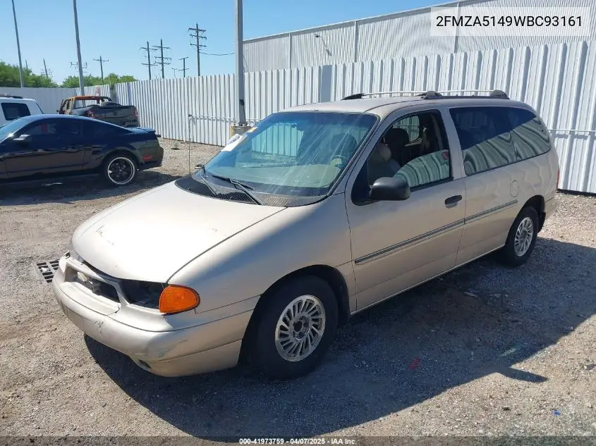 1998 Ford Windstar Gl/Limited/Lx VIN: 2FMZA5149WBC93161 Lot: 41973759