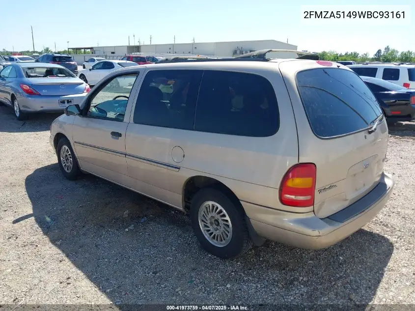 1998 Ford Windstar Gl/Limited/Lx VIN: 2FMZA5149WBC93161 Lot: 41973759