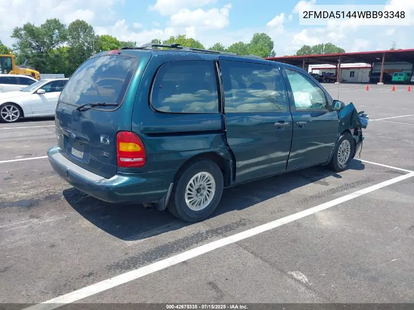 1998 Ford Windstar Gl/Limited/Lx VIN: 2FMDA5144WBB93348 Lot: 42675335