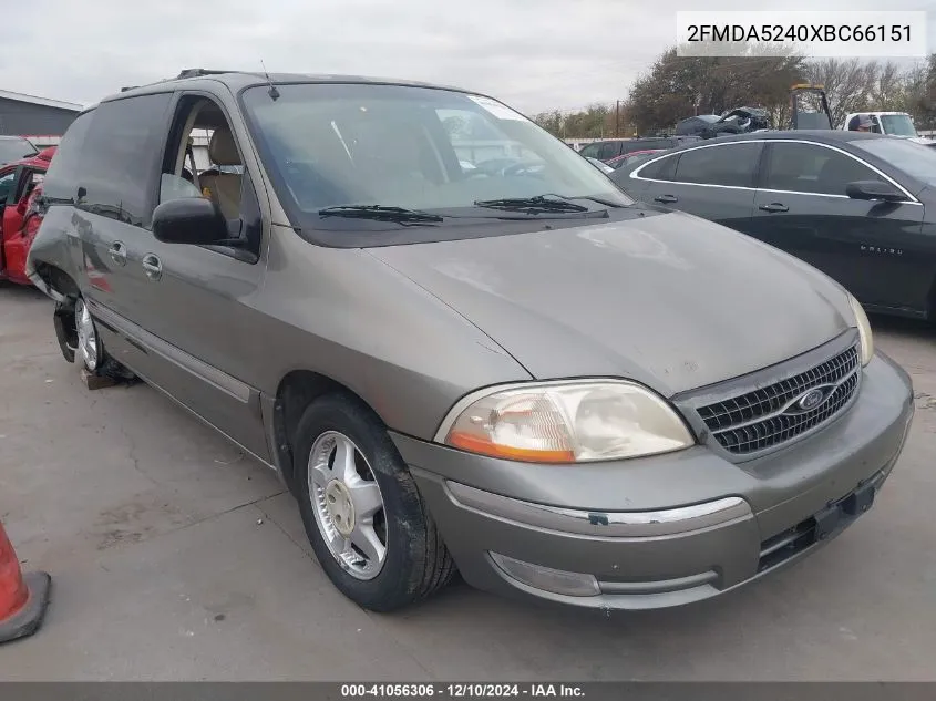 1999 Ford Windstar Se VIN: 2FMDA5240XBC66151 Lot: 41056306