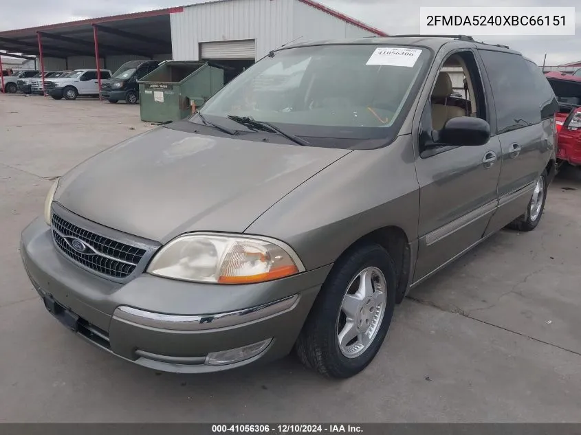 1999 Ford Windstar Se VIN: 2FMDA5240XBC66151 Lot: 41056306