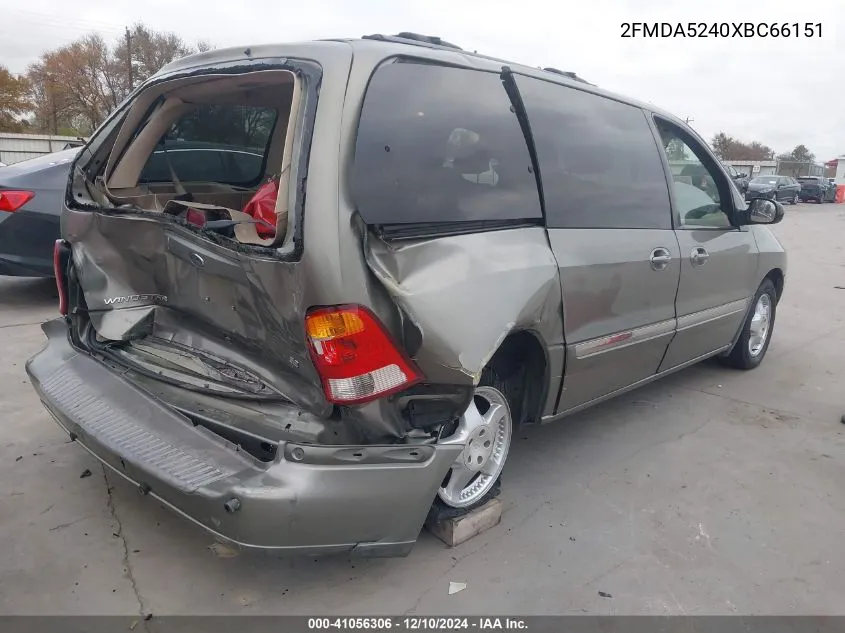 1999 Ford Windstar Se VIN: 2FMDA5240XBC66151 Lot: 41056306