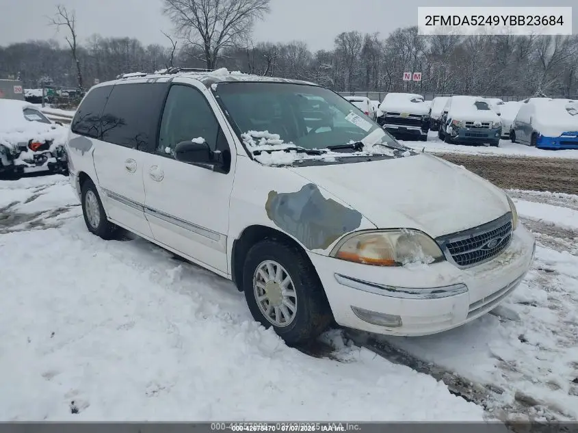 2000 Ford Windstar Se VIN: 2FMDA5249YBB23684 Lot: 42675470