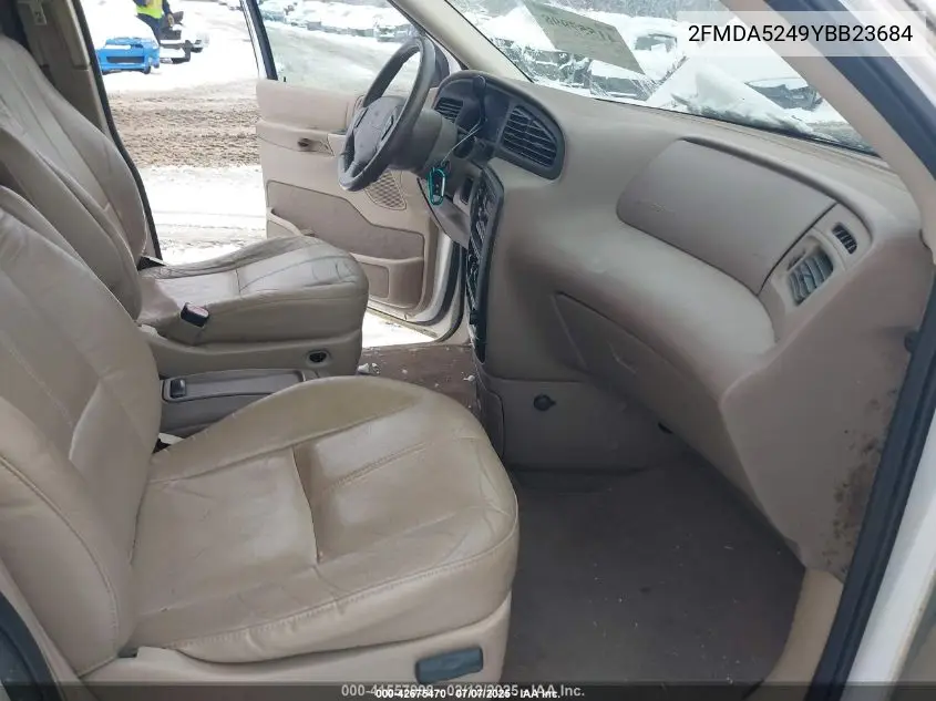 2000 Ford Windstar Se VIN: 2FMDA5249YBB23684 Lot: 42675470