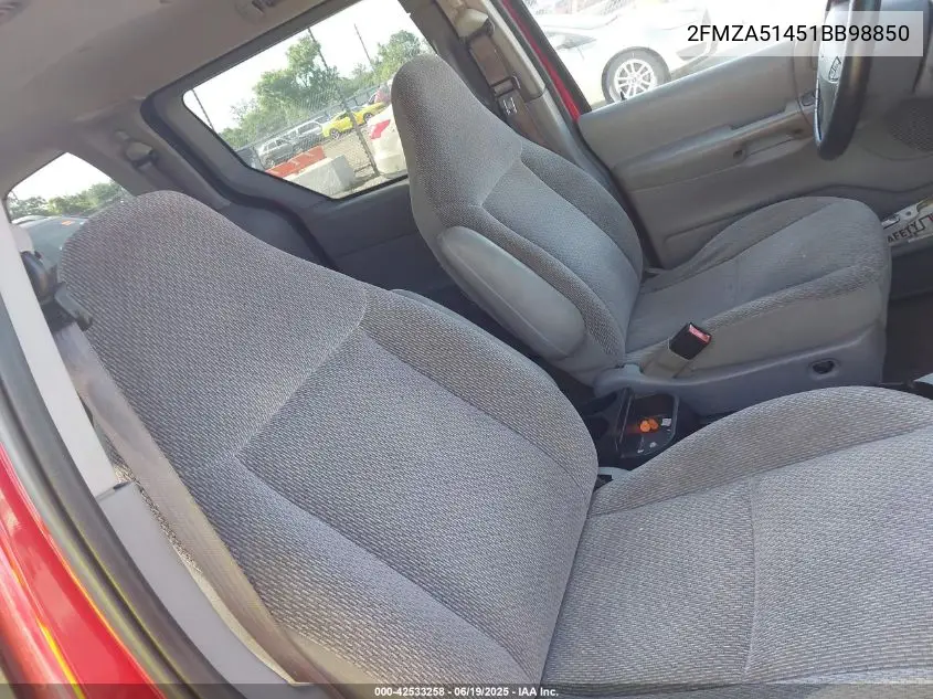 2001 Ford Windstar Lx VIN: 2FMZA51451BB98850 Lot: 42533258