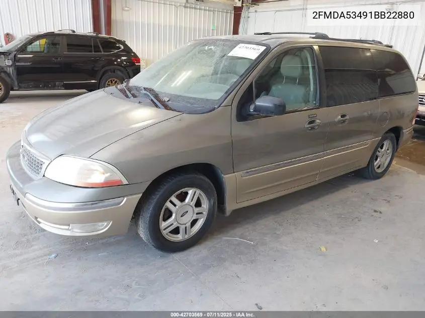 2001 Ford Windstar Sel VIN: 2FMDA53491BB22880 Lot: 42703569