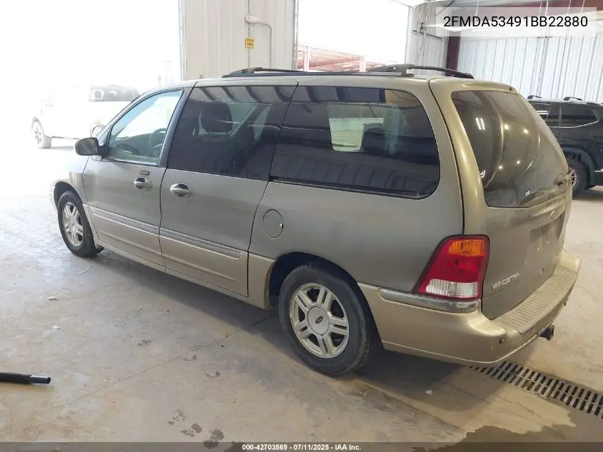 2001 Ford Windstar Sel VIN: 2FMDA53491BB22880 Lot: 42703569