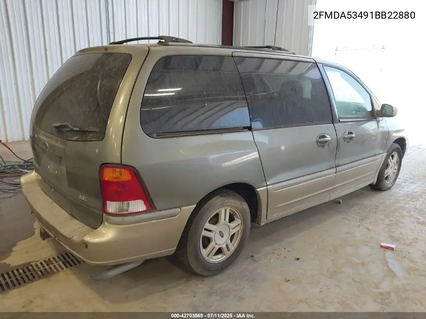 2001 Ford Windstar Sel VIN: 2FMDA53491BB22880 Lot: 42703569