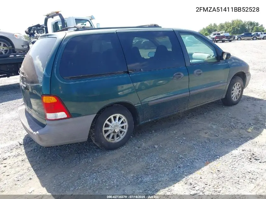 2001 Ford Windstar Lx VIN: 2FMZA51411BB52528 Lot: 42735379