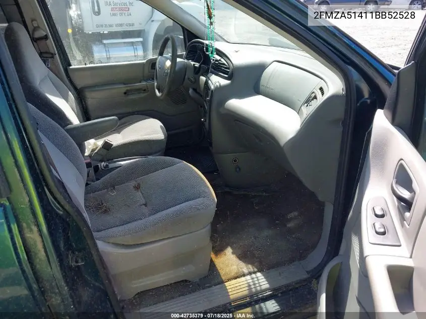 2001 Ford Windstar Lx VIN: 2FMZA51411BB52528 Lot: 42735379