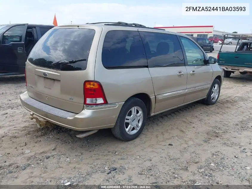 2001 Ford Windstar Se VIN: 2FMZA52441BA03593 Lot: 42804585