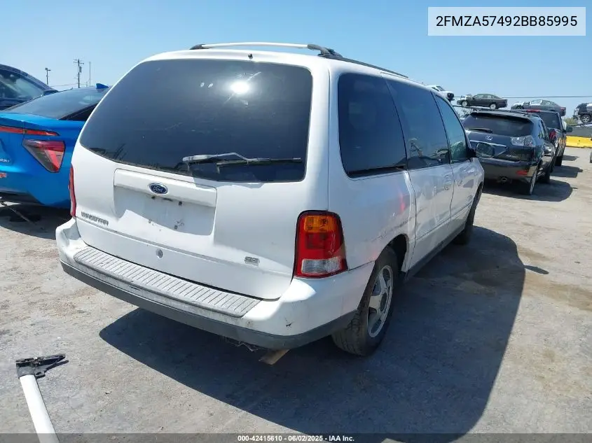 2002 Ford Windstar Sport VIN: 2FMZA57492BB85995 Lot: 42415610