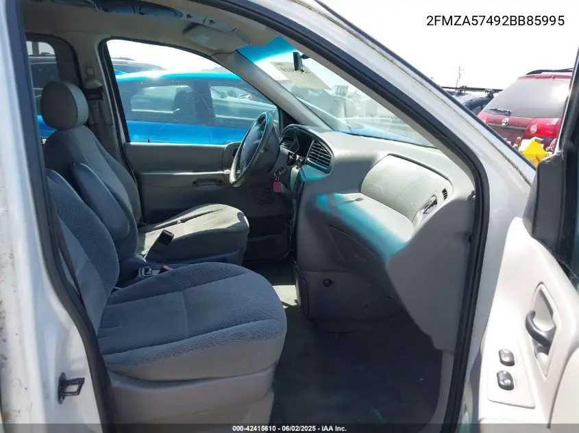 2002 Ford Windstar Sport VIN: 2FMZA57492BB85995 Lot: 42415610