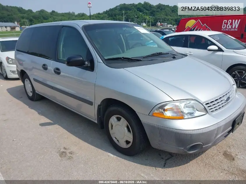 2002 Ford Windstar Lx VIN: 2FMZA50432BB39833 Lot: 42478445