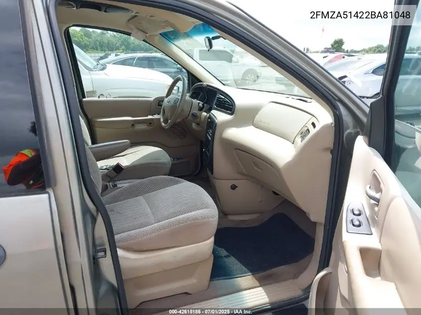 2002 Ford Windstar Lx VIN: 2FMZA51422BA81048 Lot: 42615186