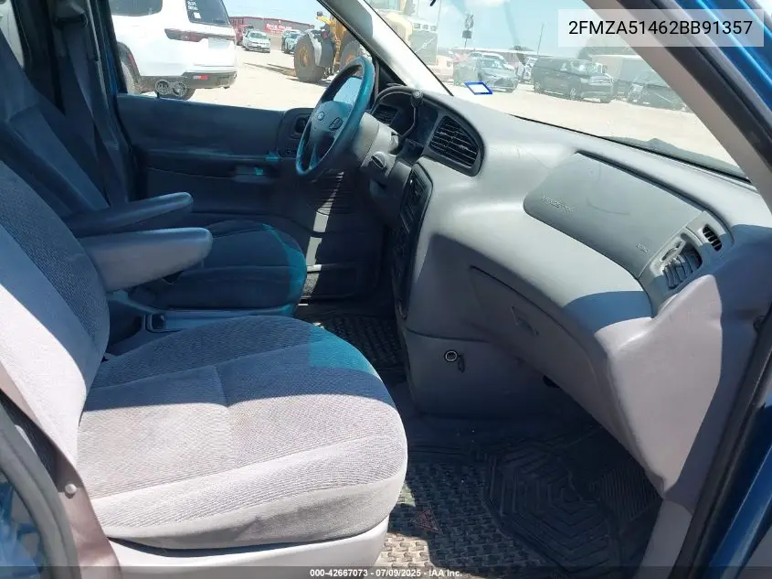 2002 Ford Windstar Lx VIN: 2FMZA51462BB91357 Lot: 42667073
