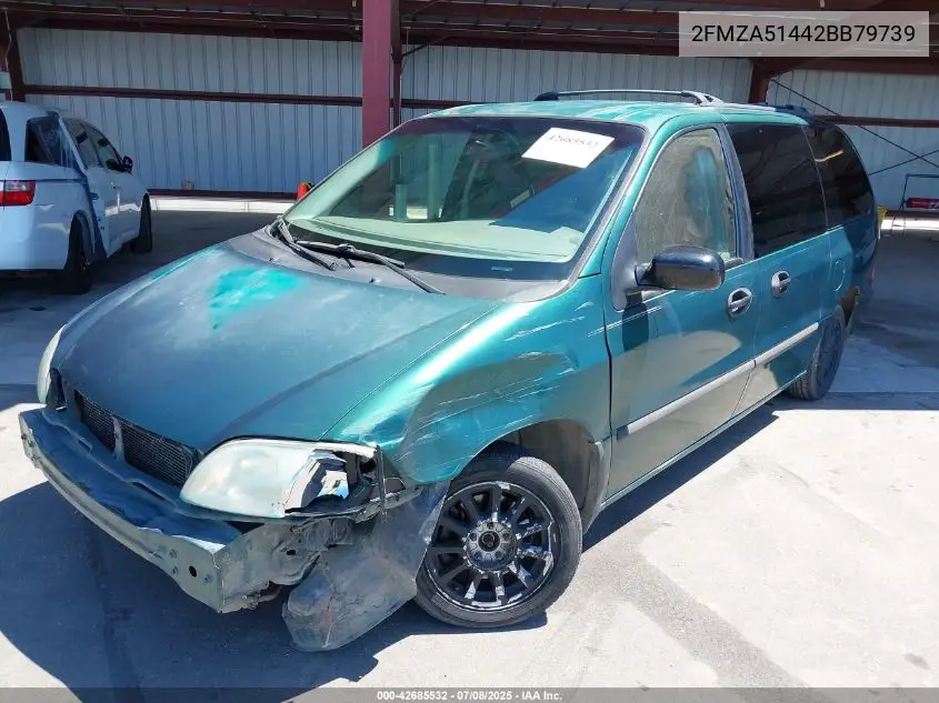 2002 Ford Windstar Lx VIN: 2FMZA51442BB79739 Lot: 42685532