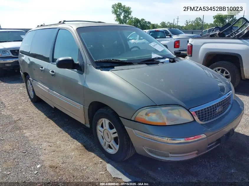 2002 Ford Windstar Sel VIN: 2FMZA53452BB10023 Lot: 42696948