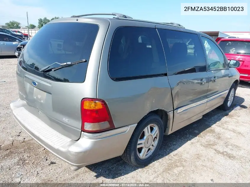 2002 Ford Windstar Sel VIN: 2FMZA53452BB10023 Lot: 42696948