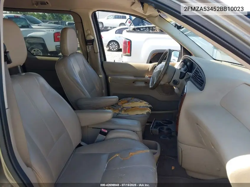 2002 Ford Windstar Sel VIN: 2FMZA53452BB10023 Lot: 42696948