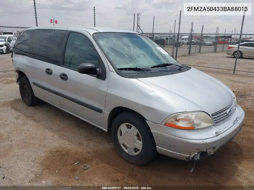 2003 Ford Windstar Standard VIN: 2FMZA50433BA88013 Lot: 42399727
