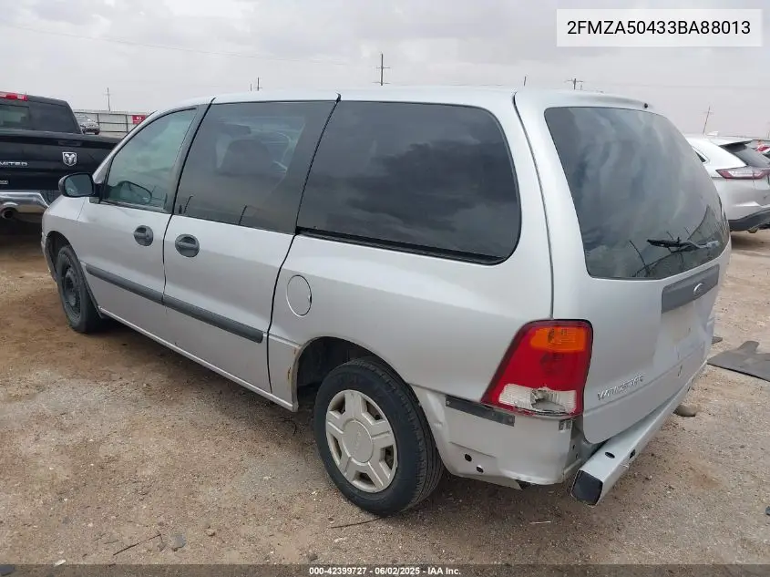 2003 Ford Windstar Standard VIN: 2FMZA50433BA88013 Lot: 42399727
