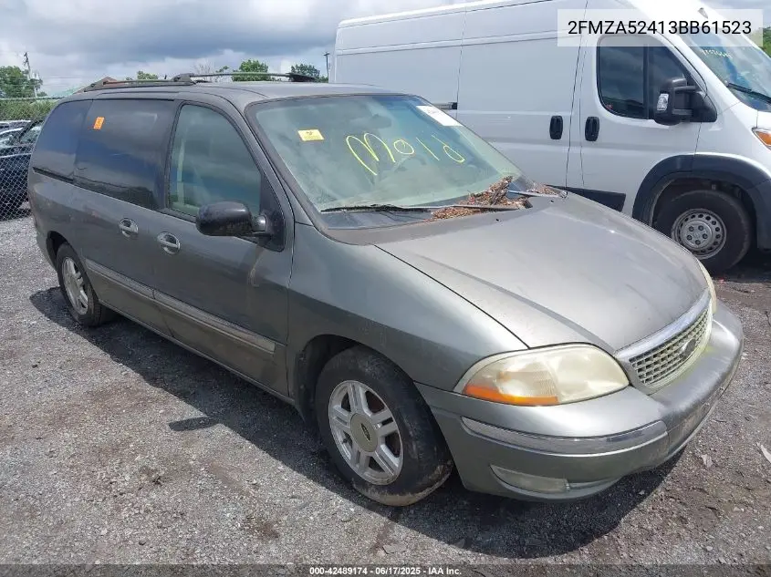 2003 Ford Windstar Se VIN: 2FMZA52413BB61523 Lot: 42489174