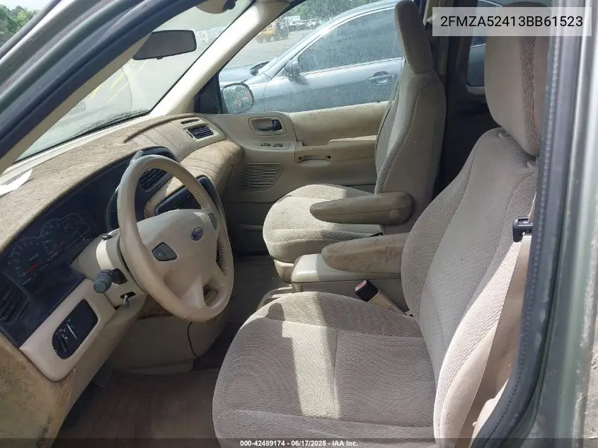 2003 Ford Windstar Se VIN: 2FMZA52413BB61523 Lot: 42489174
