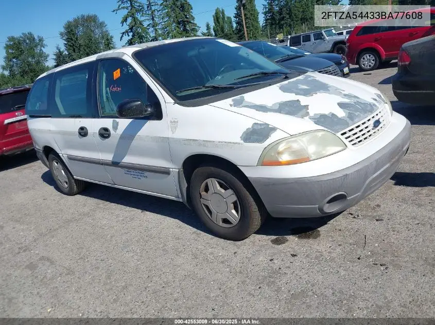 2003 Ford Windstar VIN: 2FTZA54433BA77608 Lot: 42553009