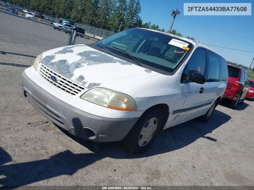 2003 Ford Windstar VIN: 2FTZA54433BA77608 Lot: 42553009