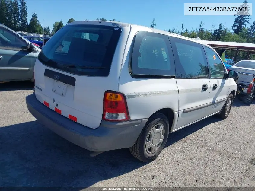 2003 Ford Windstar VIN: 2FTZA54433BA77608 Lot: 42553009