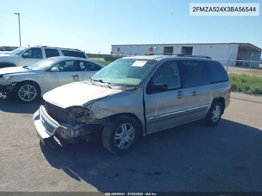 2003 Ford Windstar Se VIN: 2FMZA524X3BA56544 Lot: 42636341