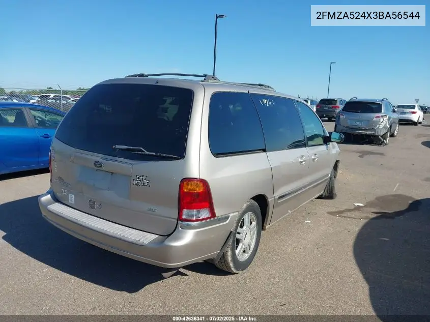 2003 Ford Windstar Se VIN: 2FMZA524X3BA56544 Lot: 42636341