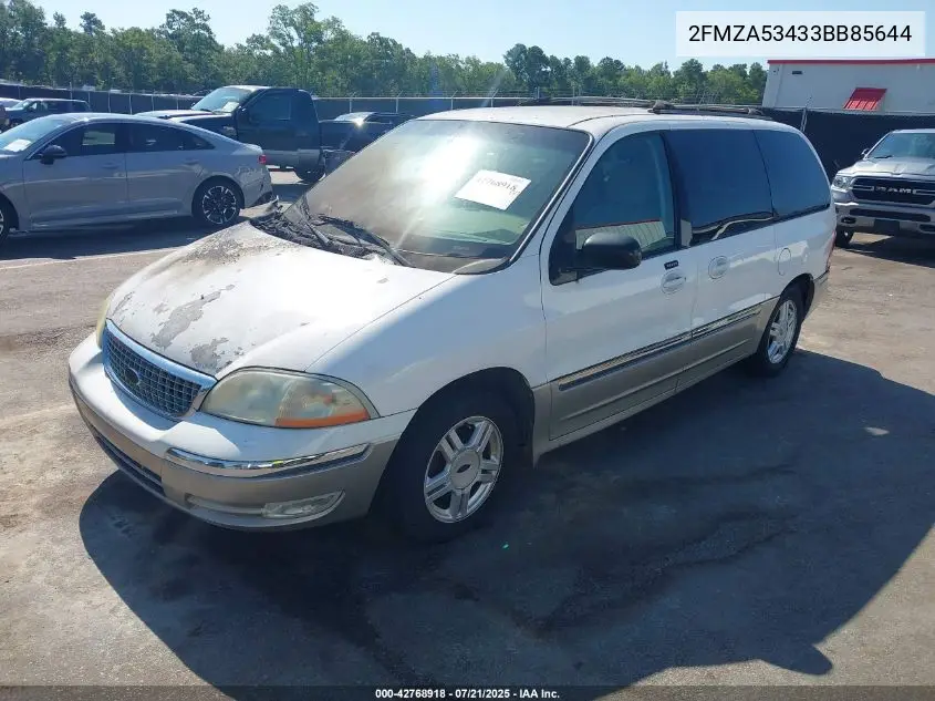 2003 Ford Windstar Sel VIN: 2FMZA53433BB85644 Lot: 42768918
