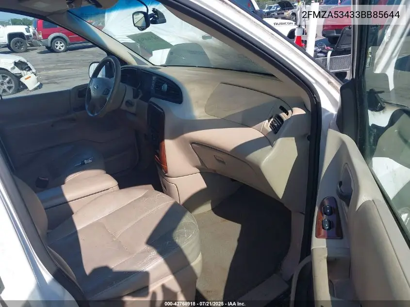 2003 Ford Windstar Sel VIN: 2FMZA53433BB85644 Lot: 42768918