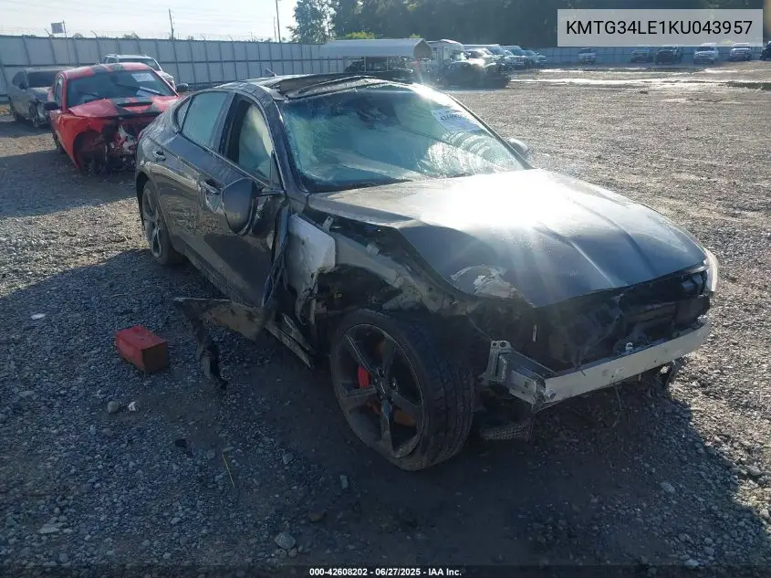 2019 Genesis G70 3.3T Advanced VIN: KMTG34LE1KU043957 Lot: 42608202