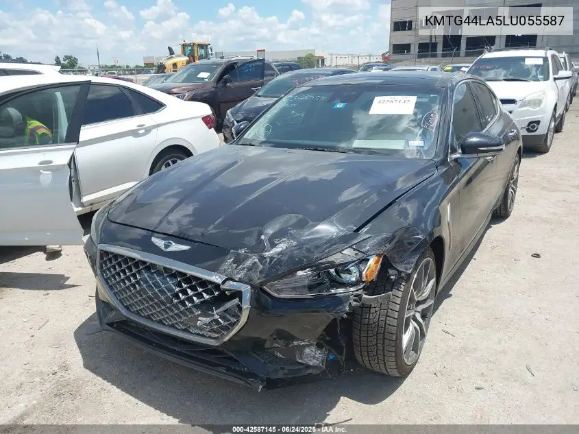 2020 Genesis G70 2.0T Rwd VIN: KMTG44LA5LU055587 Lot: 42587145