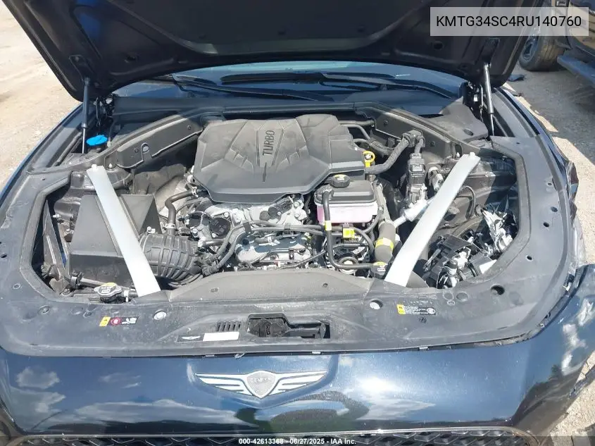 2024 Genesis G70 2.5T Awd VIN: KMTG34SC4RU140760 Lot: 42613368