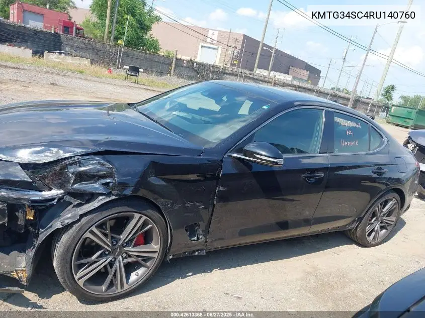 2024 Genesis G70 2.5T Awd VIN: KMTG34SC4RU140760 Lot: 42613368