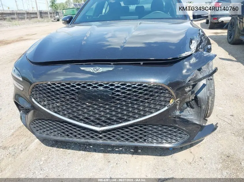 2024 Genesis G70 2.5T Awd VIN: KMTG34SC4RU140760 Lot: 42613368