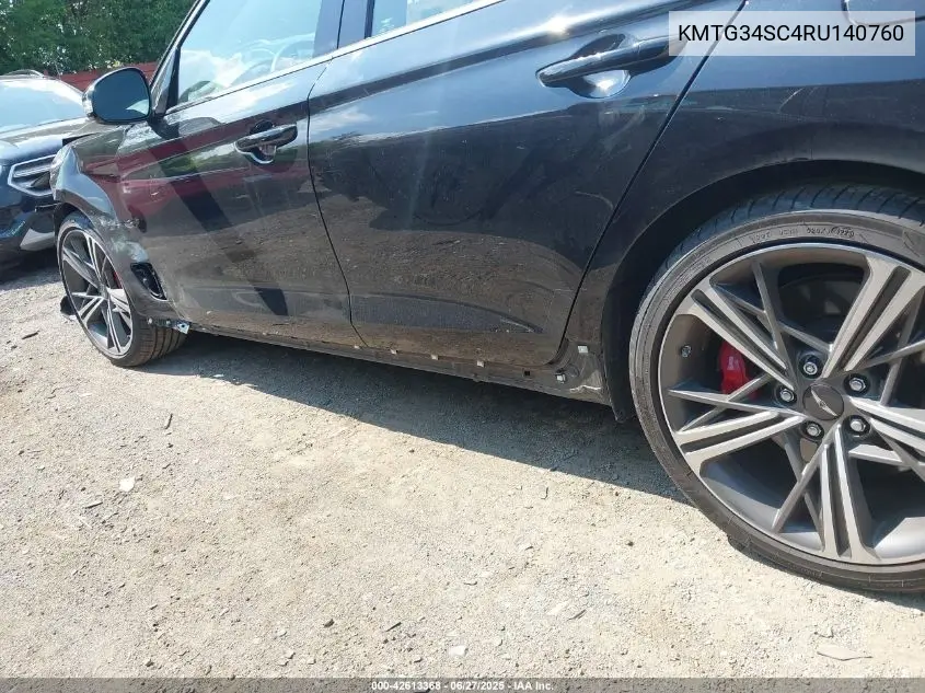 2024 Genesis G70 2.5T Awd VIN: KMTG34SC4RU140760 Lot: 42613368