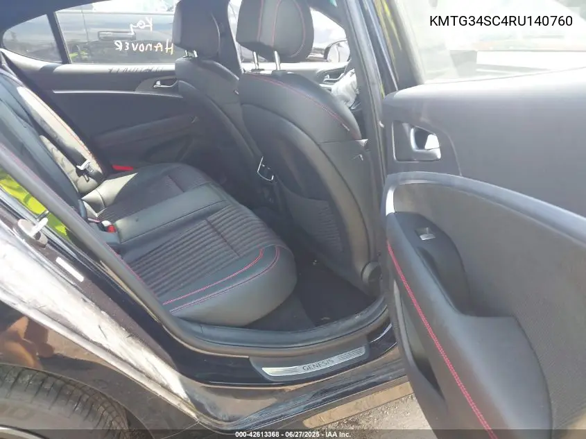 2024 Genesis G70 2.5T Awd VIN: KMTG34SC4RU140760 Lot: 42613368
