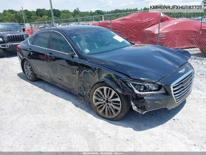 2017 Genesis G80 5.0 Ultimate VIN: KMHGN4JFXHU183708 Lot: 42596506