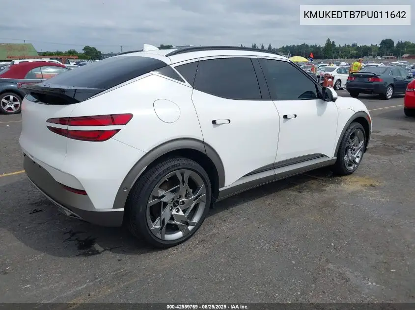 2023 Genesis Gv60 Performance Awd VIN: KMUKEDTB7PU011642 Lot: 42559769