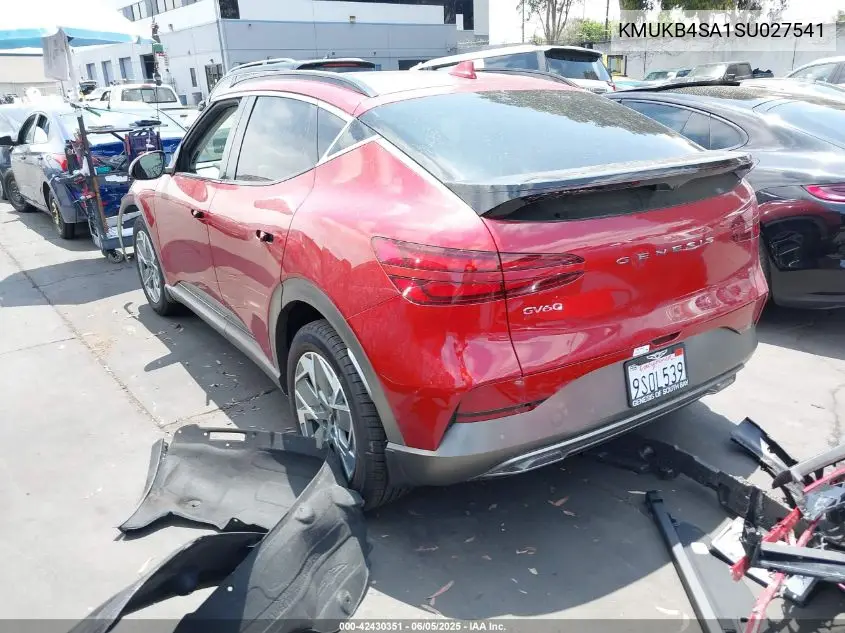 2025 Genesis Gv60 Standard Rwd VIN: KMUKB4SA1SU027541 Lot: 42430351