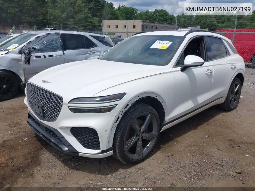 2022 Genesis Gv70 2.5T Awd VIN: KMUMADTB6NU027199 Lot: 42615587